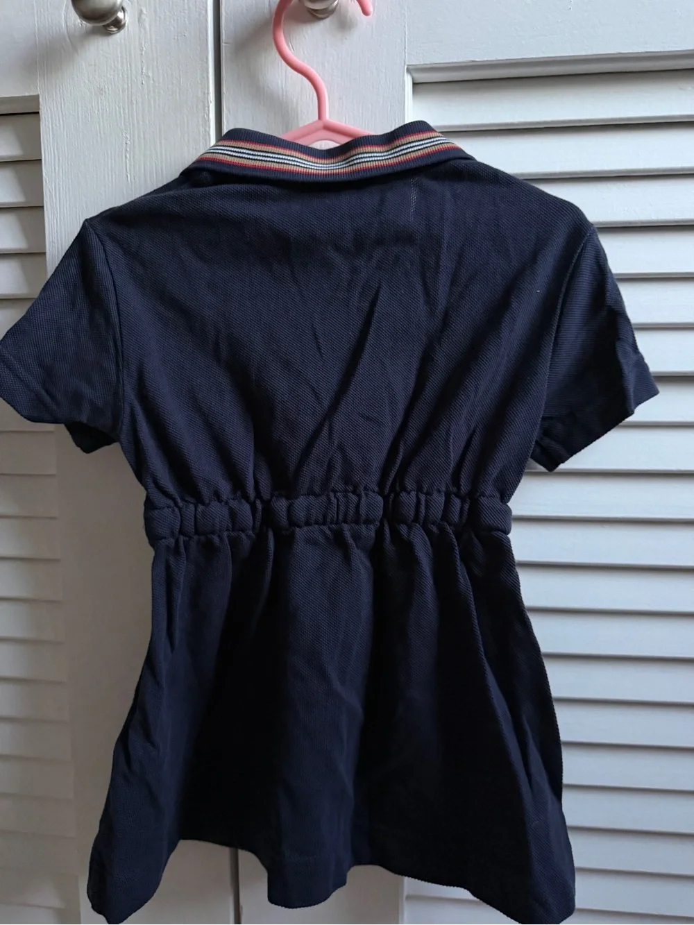 Burberry baby navy polo dress